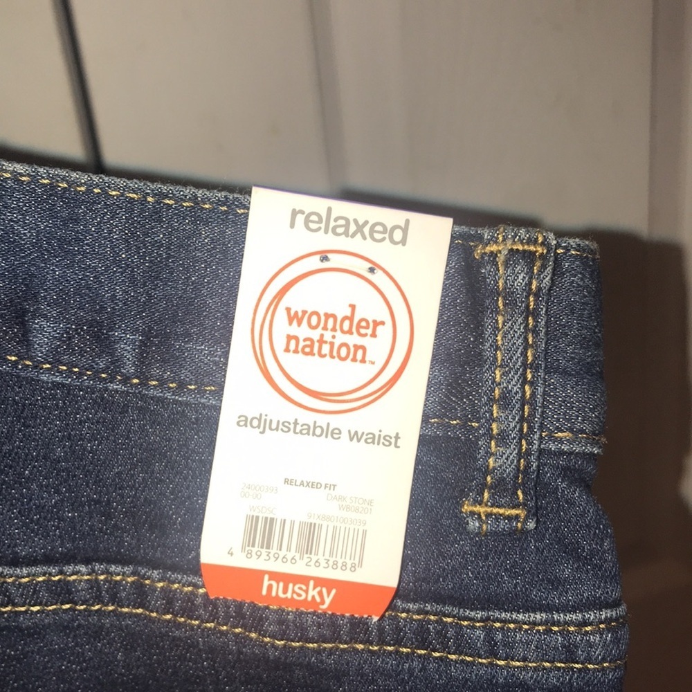 NWT Boy’s Relaxed Husky Jeans - Picture 4 of 7